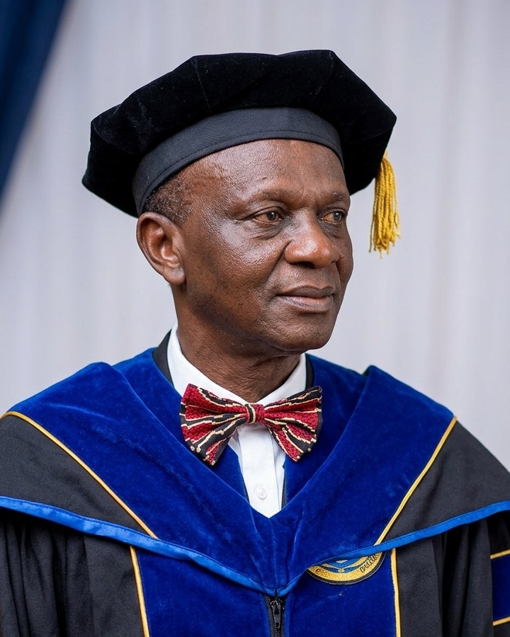 Dr. Paul Ngare in doctoral academic dress